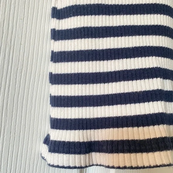 Theory Navy Blue/White Top - Picture 6 of 6